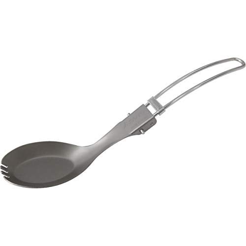 SOTO Foldable Pocket Camping Spork - Stainless Steel & Ultralight Backpacking Spoon Fork with Long Handle for Travel, Hiking, Picnic, & Outdoor - Image 4
