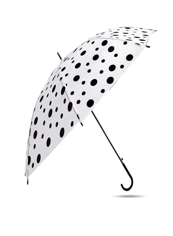 SHETAPRIDE Multicolor Polka Dot Dome Umbrella for Women Men | Windproof Long Handle Rain Stylish Durable for Adults Teens Pack of 1 - Image 2