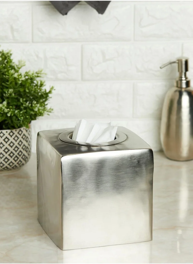 Dwell Studio Nile Silver Tissue Box Cover