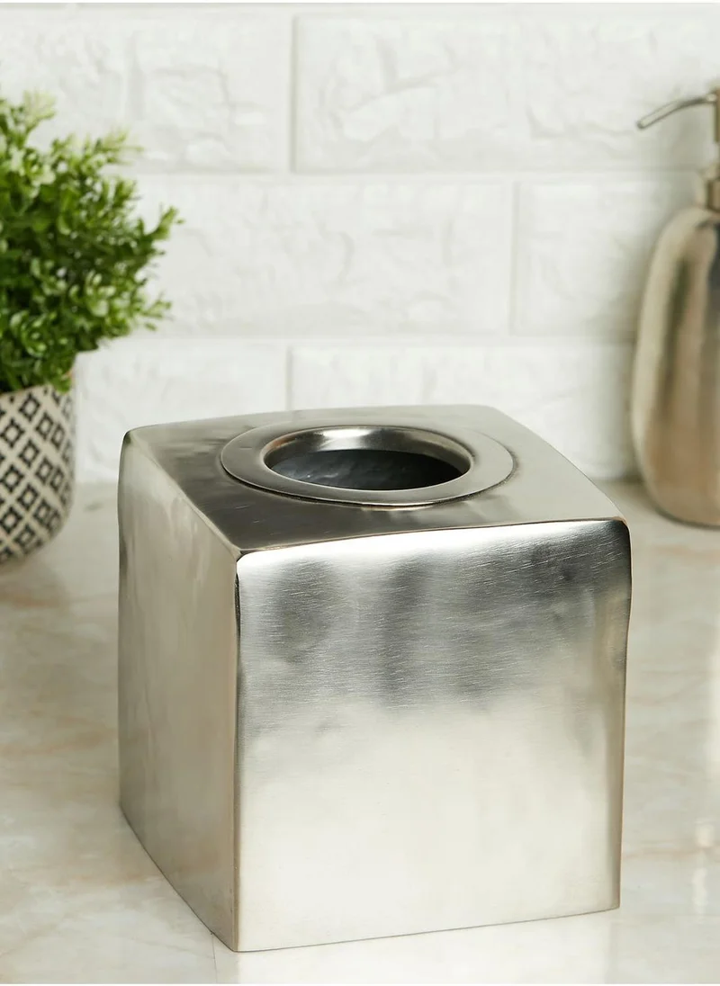 Dwell Studio Nile Silver Tissue Box Cover