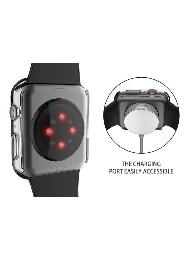 Ultra-Thin Hard PC Case with Screen Protector for Apple Watch Series 7 (41mm) – Lightweight Protective Cover