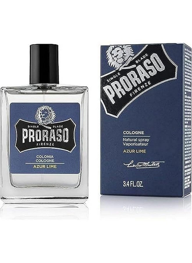 proraso Eau De Cologne, Azur Lime, 3.4 Fl Oz - Image 1