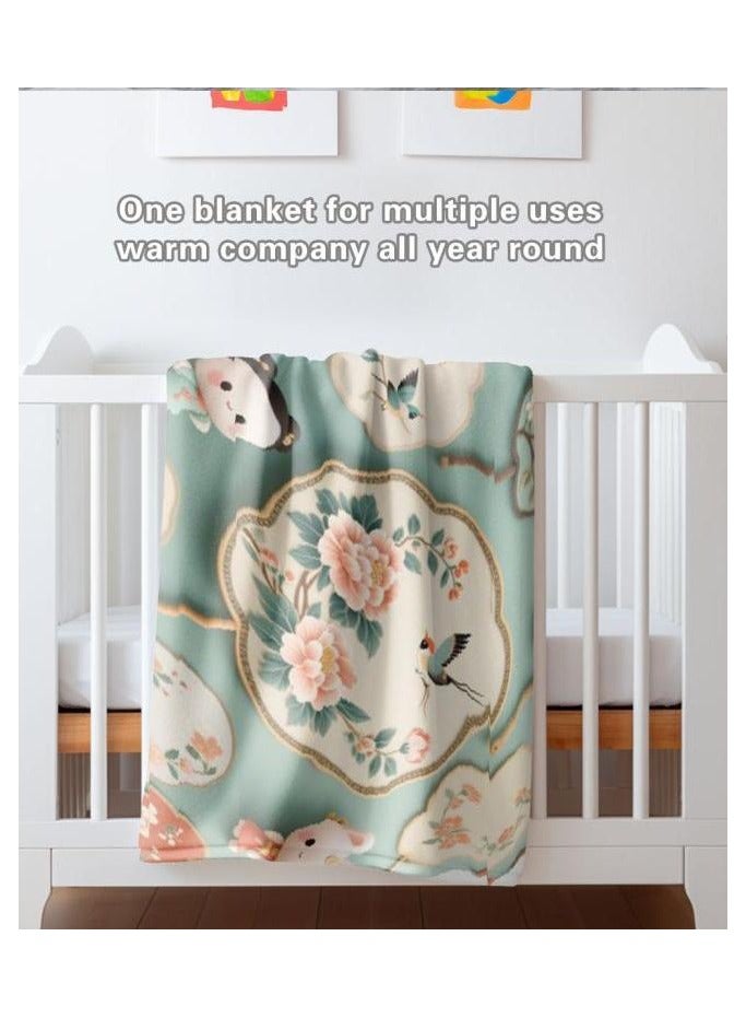 general Flannel thin blanket (warm and comfortable, suitable for sleep, gaming, dust removal and sandproof) 150cm*200cm - 639 - Image 1