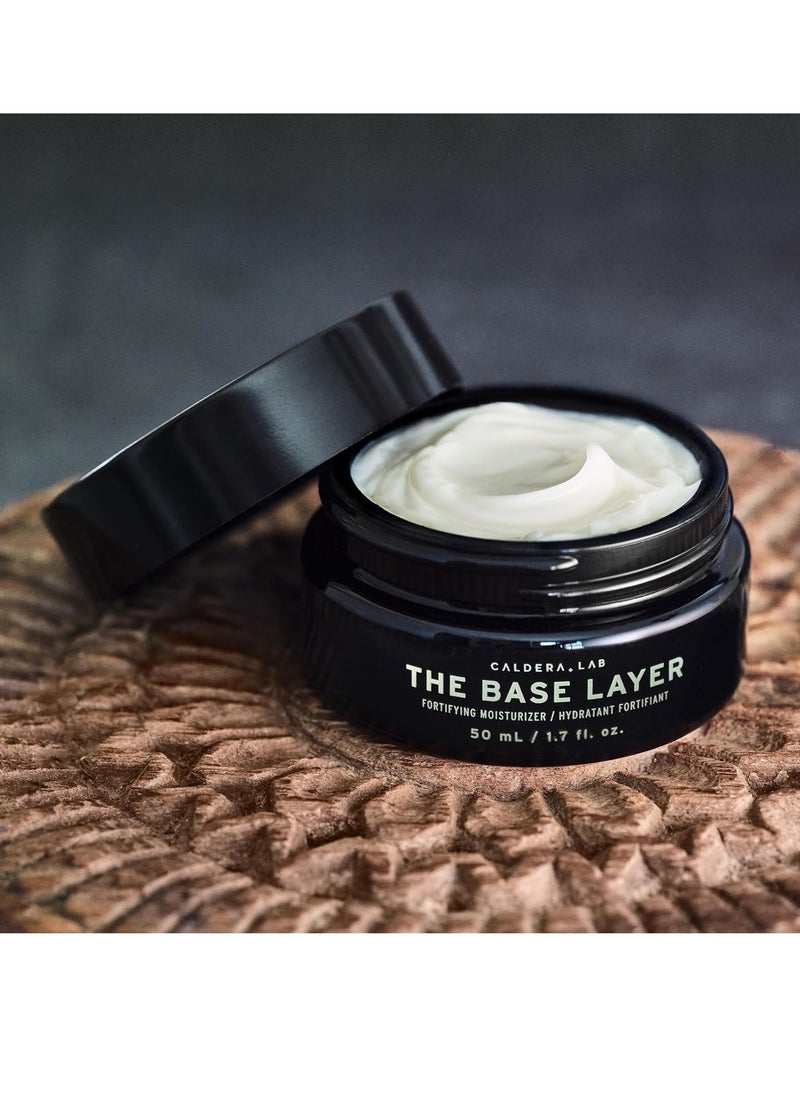 Caldera + Lab Caldera + Lab The Base Layer | Men's Organic Face Cream Moisturizer for Dry, Sensitive, & Normal Skin – Vegan, Natural & Antioxidant Packed Facial Skincare  - Image 2