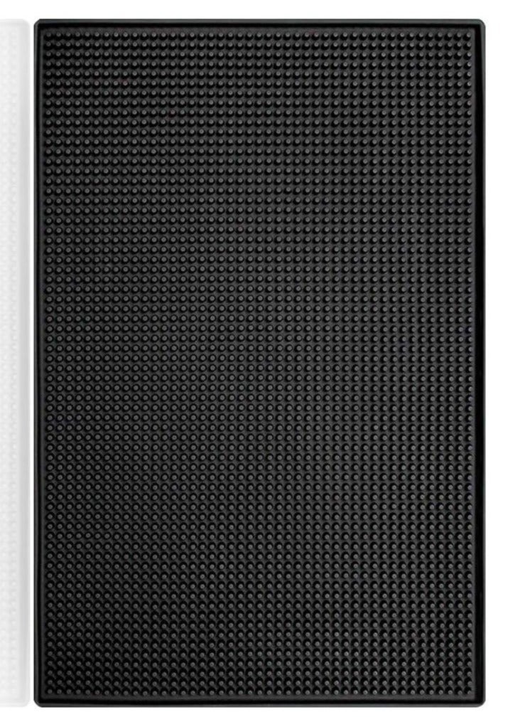 قاعدة سيليكون عالي الجودة مضادة للانزلاق (بار مات) لتحضير القهوة وحماية الأسطح – مقاس 30×45 سم" - Image 1