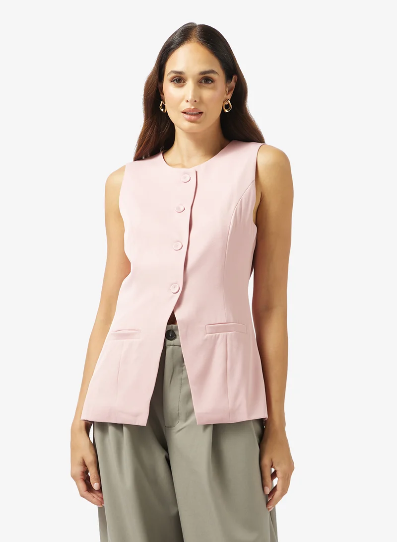 ايلا Longline Sleeveless Vest