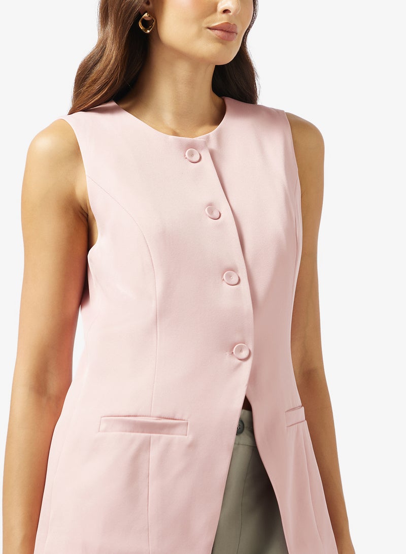 ايلا سترة طويلة بدون أكمام - Image 3