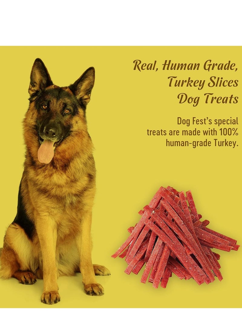 Dog Fest Turkey Slices Soft Handcrafted Treats For Adult Dogs 2X90g  - Image 4