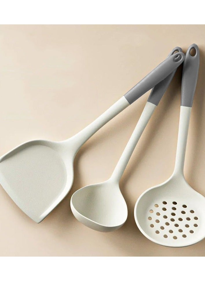 Chinese Silicone Spatula Stir Fry Pot Spatula Non Stick Pot Special High-Temperature Resistant Spatula Soup Spoon Strainer Food Grade Cooking Set  - Image 1