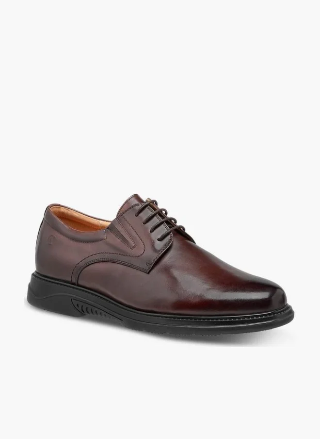 Le Confort Men Lace-Up Leather Derby Shoes