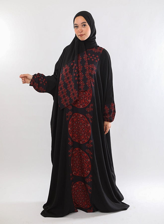 Tie Shop - Turath Isdal - Black & Red For Women