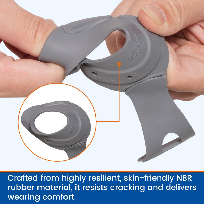 Willcom CMC Thumb Brace - CMC Joint thumb arthritis brace for Osteoarthritis Pain, Flexible Thumb Stabilizer & Support for Arthritis Pain Relief for Women and Menï¼ˆLeft Hand - Mediumï¼‰ - Image 4