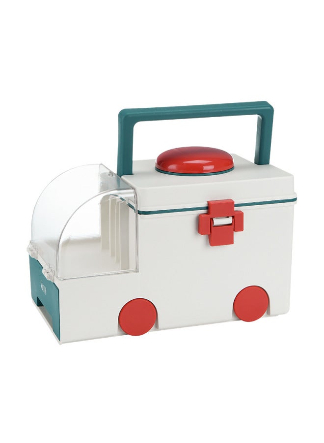 Songtai Household Medicine Box Portable Storage Box Large Capacity Storage Box Ambulance Modeling Medicine Box Songtai Medicine Box