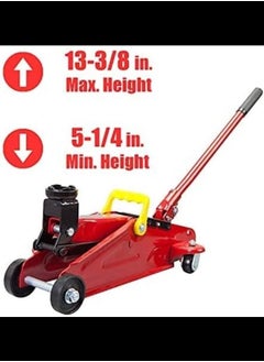 ABBASALI 2 Ton Hydraulic Trolley Floor Jack Combo with Jack Stands, 3 Ton Capacity  - Image 2
