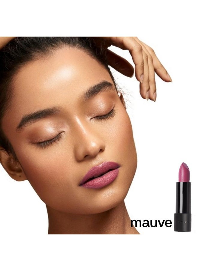 Ruby's Organics Semi-Matte Lipstick For Women All Indian Tones, Highly Pigmented, Moisturizing, Non Drying, Lightweight And Long Lasting Formula, Lip Makeup, Synthetic Chemical-Free, Mauve, 3.7G  - Image 5