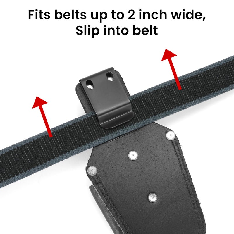 compuda Tool Pouch, Electrician Tool Pouch, 7 Pockets Electrician Holster for Tool Organization, Tape Chain, Quickly Attach and Release from Tool Belts. - Image 4