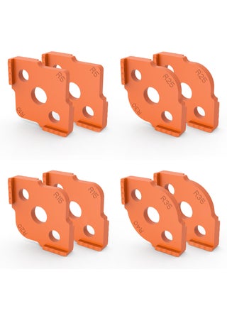 inBovoga 8 Pcs Router Jig Router Templates High Hardness ABSCNC Radius Routing Templates Routing Rounded Corners Router Bit Templates for Woodworking - pzsku/ZE329B6EE72960FEBBB35Z/45/1749491128/63fd1ea8-5ecd-4e85-be51-9f69f1037cf0