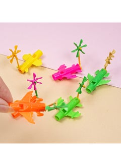 Generic Cartoon Windmill Whistle Parent-Child Interactive Children's Toy Kindergarten Gift Creative Push-Sweep Code Activity Small Gift-Specifications:Windmill Whistle  - Image 2