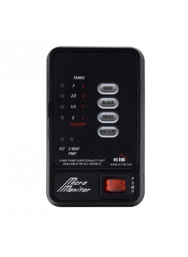 RecPro RecPro RV Tank Sensor Monitor Panel M21 | KIB Replacement | Panel Only | Level Sensor | Fresh Water or Holding Tank Level Sensor (Black)  - Image 2