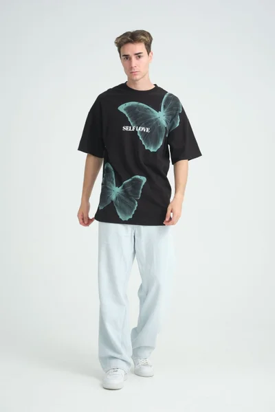 فور مان Oversize Self Love Printed T-Shirt Cotton