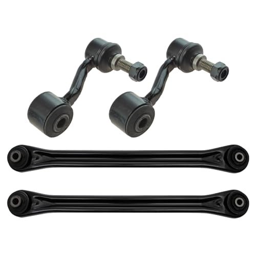 TRQ Rear Suspension Kit Sway Bar Stabilizer Link Track Bar Compatible with 2007-2009 Chrysler Aspen 2004-2009 Dodge Durango - Image 1