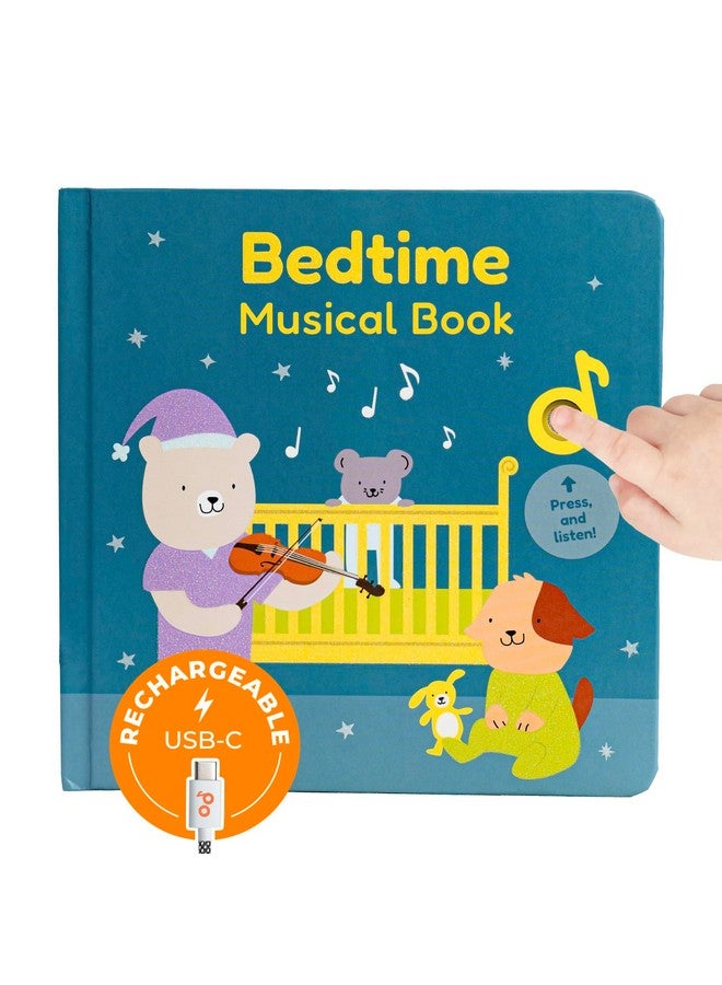 Cali's Books Cali's Books Bedtime Musical Book for Babies and Toddlers 1-3 - USB-C Rechargeable - 6 Classical and Relaxing Pieces | Sound Book for Sleep & Relaxation  - Image 1