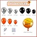 Lukinuo Basketball Balloon Arch kit Black Orange Metallic Silver Balloons Garland Arch Sports Themed Party Balloon Basketballs Party Decoration for Sport Theme Party all Star Space Jam Birthday Decor - Image 4