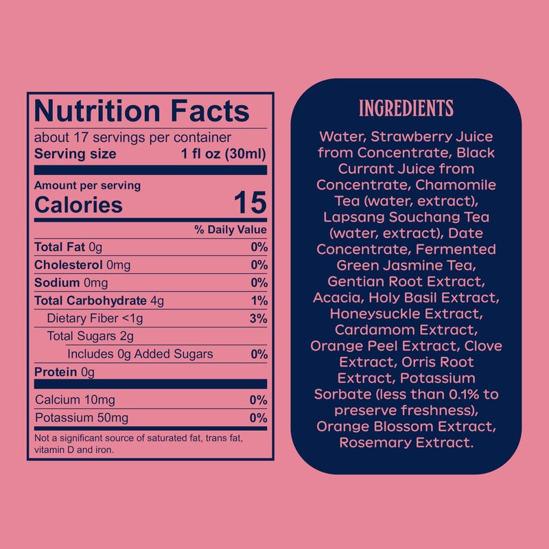 Ghia Non-Alcoholic Berry Apéritif - 500ml (1-Pack) | Botanical Mediterranean-Inspired Spirit Mocktail & Cocktail Mixer with Notes of Strawberry, Black Currant & Rosemary | Vegan, No Added Sugar, No Artificial Flavors - Image 2