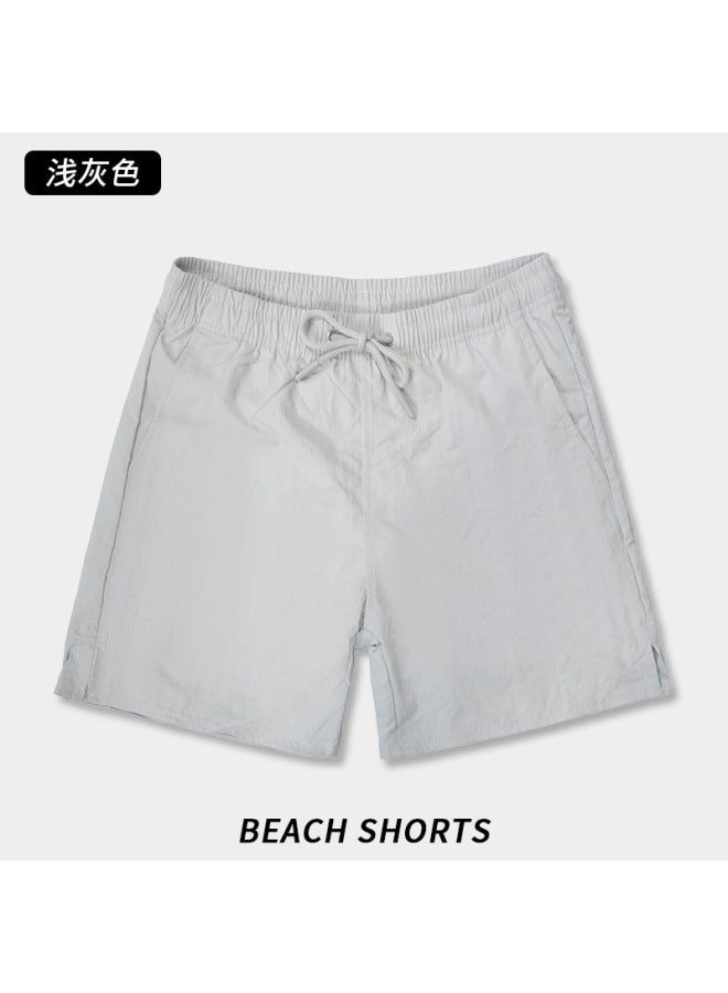 Children's Beach Shorts With Breathable Lining, Water-repellent, Quick-drying Swim Trunks, Beach Vacation Casual Boys' Beach Shorts