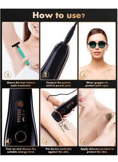 ASIV USB Rechargeable Female Hair Remover Bikini Hair Removal Legs  - Image 5