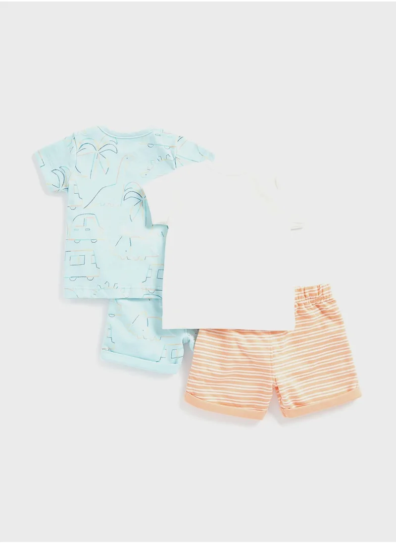 mothercare Four-Piece Shorts and T-Shirts Set