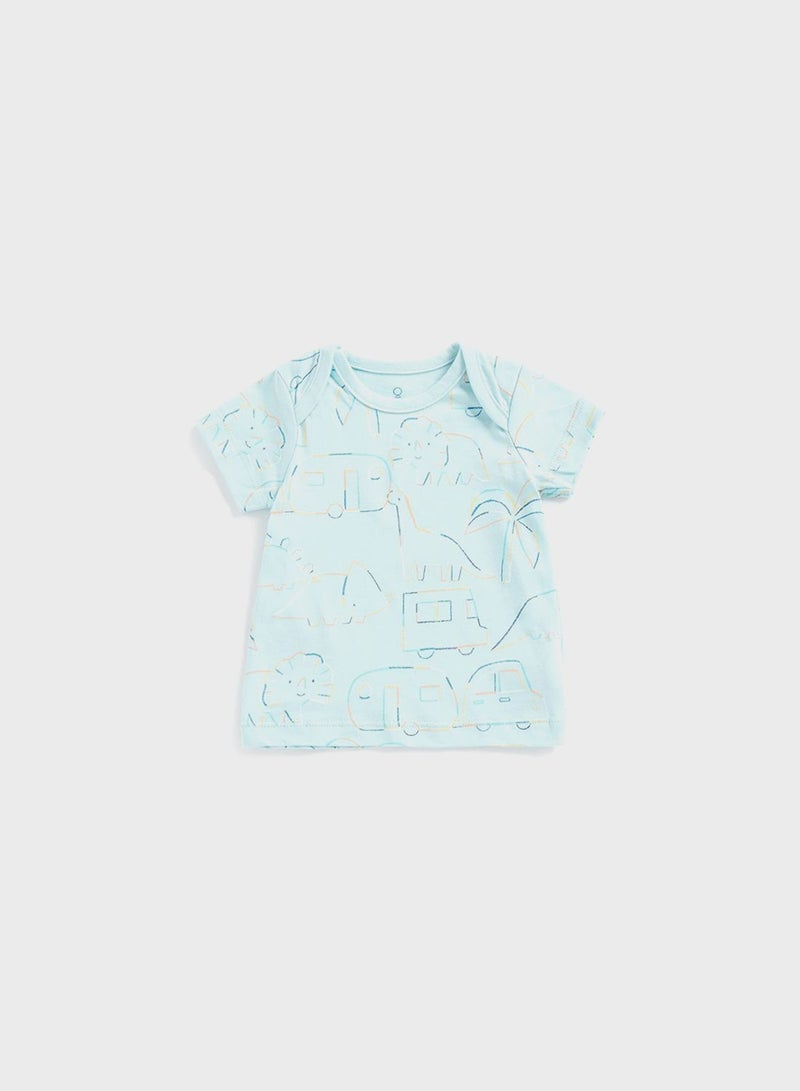 mothercare Four-Piece Shorts and T-Shirts Set - Image 4