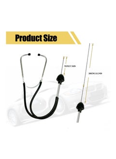 Generic Mechanic Stethoscope, Automobile Cylinder Stethoscope Noise Abnormal Sound Diagnostic Instrument Auto Stainless Steel Mechanic Listening equipment Hearing Tool Repair Set Kit  - Image 2