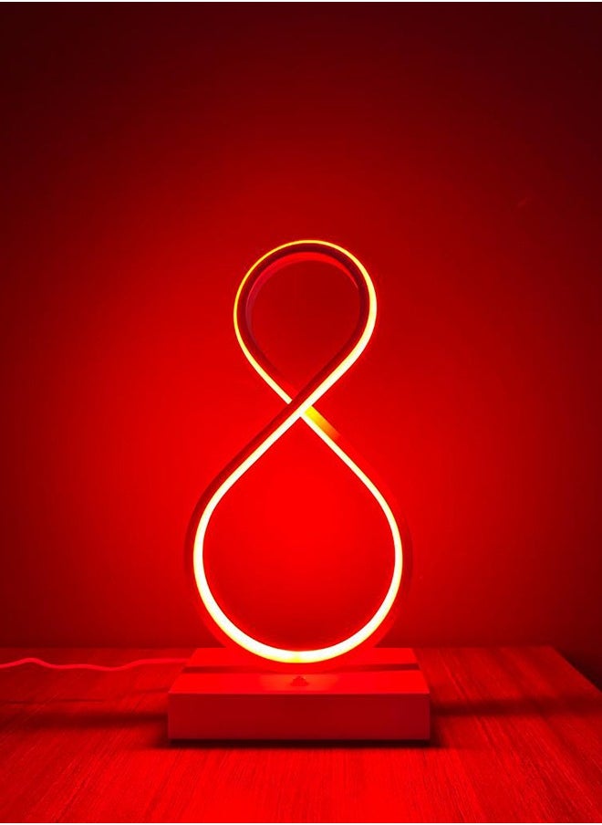 HOCC - HOCC Infinity Table Lamp With 8 Switchable Colours - Image 1