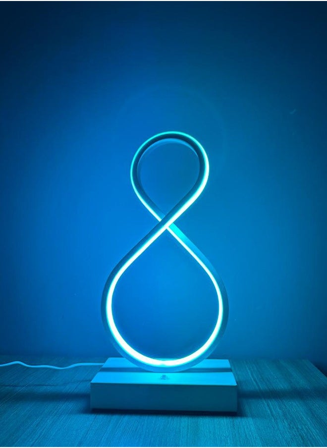 HOCC - HOCC Infinity Table Lamp With 8 Switchable Colours - Image 1