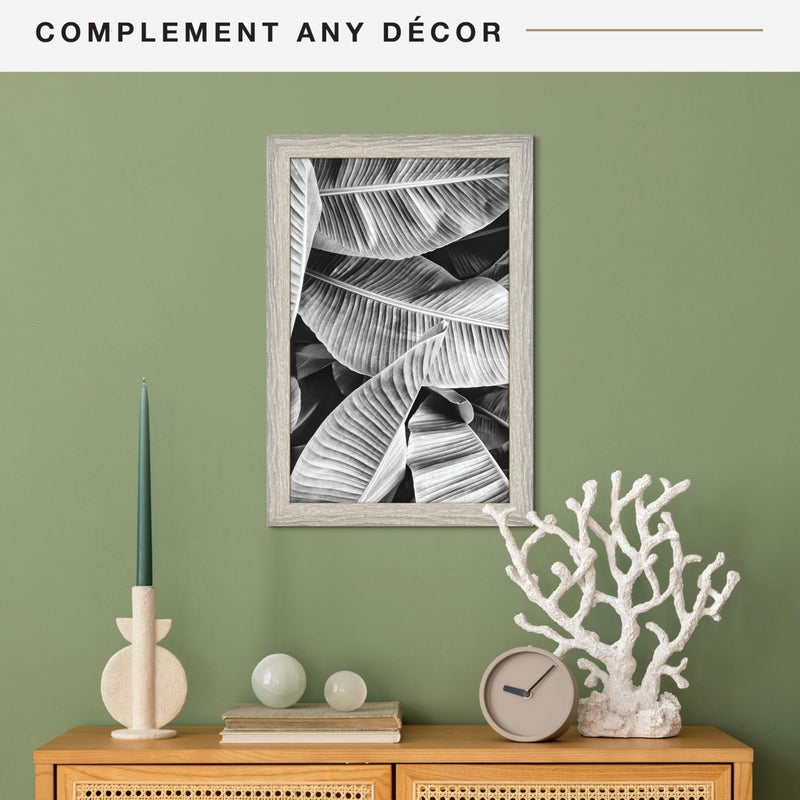 MCS Studio Gallery 11x17 Picture Frame Gray Woodgrain Engineered Wood, Rectangle Photo Frame for Photos, Posters & Art Prints (1-Pack) - Image 3