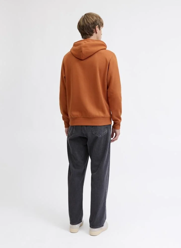 JJ Rebel Text Print Regular Fit Crew Neck Hoodie