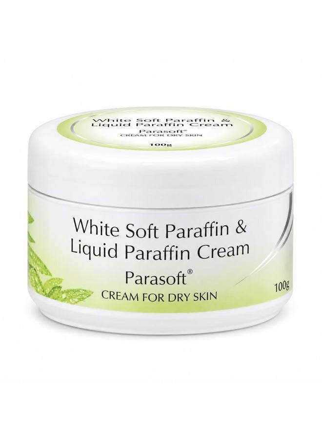 Parasoft Cream for Dry & Dehydrated Skin Intense Moisturizer Nourishing Cold & Winter Cream with Goodness of Aloevera for both Men & Women, Non-Greasy Paraben Free-100gm - Image 1