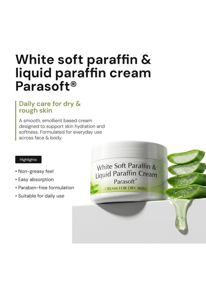 Parasoft Cream for Dry & Dehydrated Skin Intense Moisturizer Nourishing Cold & Winter Cream with Goodness of Aloevera for both Men & Women, Non-Greasy Paraben Free-100gm - Image 2