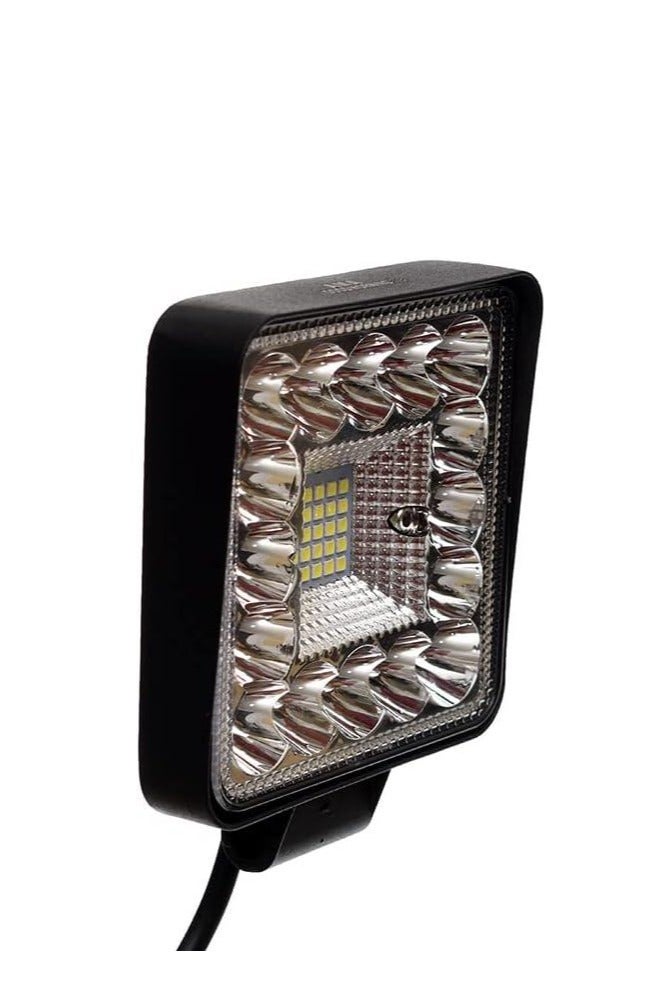 Square Car Light 16 Large LED 25 Small LED 123W 50,000 Hours Waterproof - Image 2