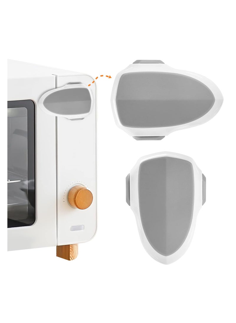 KASTWAVE Childproof Oven Door Lock, 2 Pcs Baby Proof Oven Front Lock with 3M Adhesive, No Screws or Drill, Easy to Install and Use, Durable and Heat-Resistant Material - Image 1