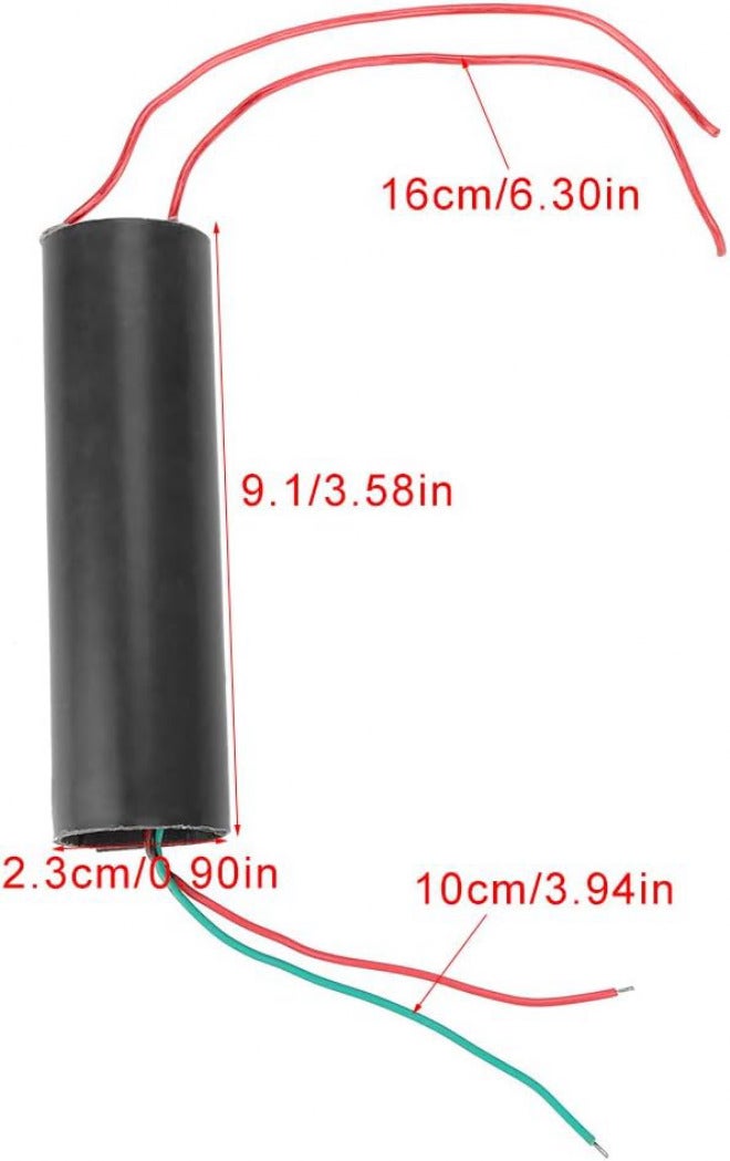 مولد نبضات الجهد العالي Hilitand 1000KV، وحدة ملف مع إدخال DC 3.7-7.4V للتجارب العلمية والأجهزة الإلكترونية - Image 2