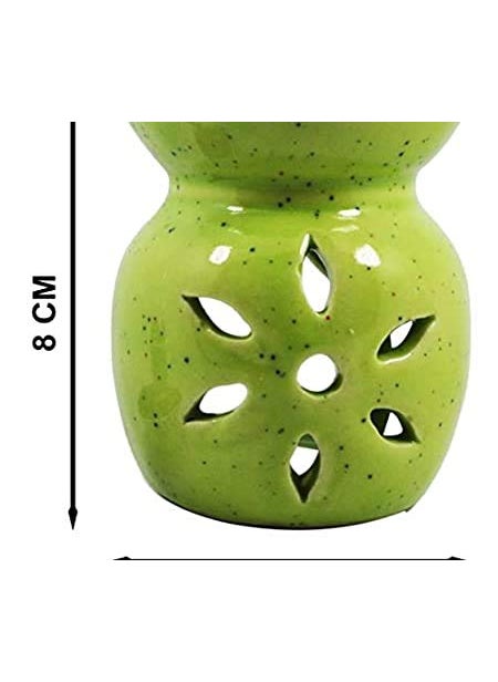 homedecor anurudh cermic Aroma Oil Pack of2 Burner10 ml fragance with 2 tealight Diffusert  - Image 3