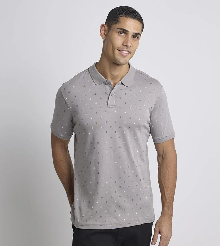 بين شيرمان Ben Sherman Men's Short Sleeve Printed Polo Tees