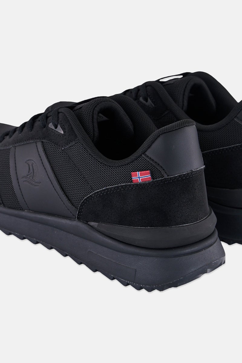 Nordland أحذية مشي للرجال برباط، سوداء - Image 2