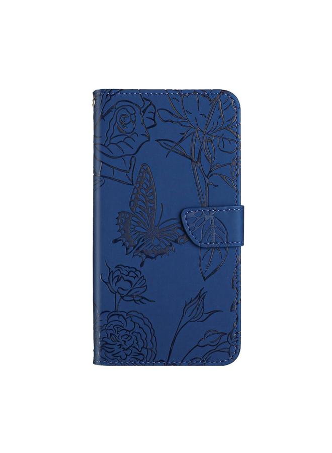 اس-توب جراب لهاتف Samsung Galaxy A34 5G HT03 جراب هاتف جلدي قابل للطي منقوش بنقشة فراشة - Image 2