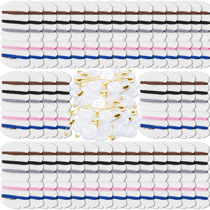 Daily Crafts Daily Crafts Small Simple Handy Travel Mini Sewing Kits Thread Repair Emergency Kit with Needles Threads Button Safety Pin for Gift Home Hotel Amenities Necessities 100 pcs  - Image 2
