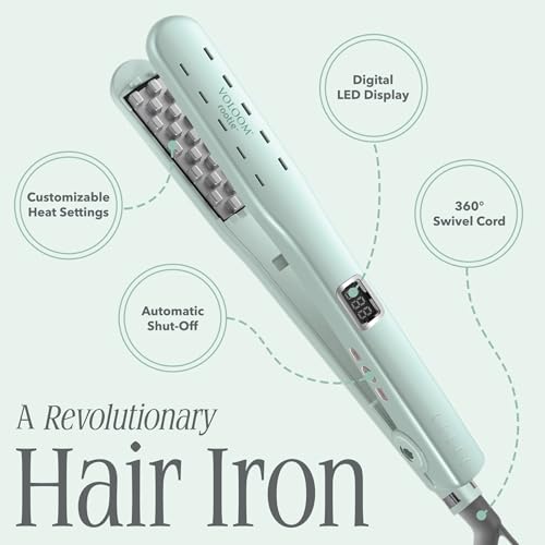 Voloom Rootie 3/4” Inch Professional Volumizing Ceramic Hair Iron | Lasting Hair Volume | for Short Or Thin Hair | Adjustable Temp | Auto Shut-Off - Image 4