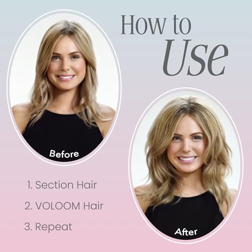 Voloom Rootie 3/4” Inch Professional Volumizing Ceramic Hair Iron | Lasting Hair Volume | for Short Or Thin Hair | Adjustable Temp | Auto Shut-Off - Image 5