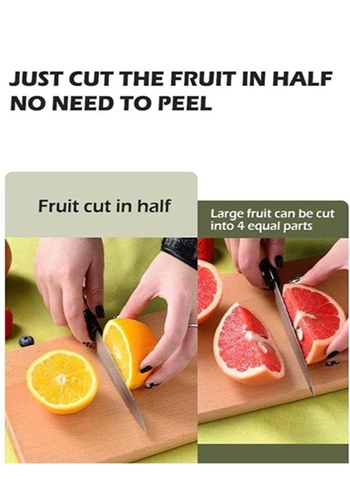 ELTRAZONE Portable Blender & Electric Citrus Juicer - Rechargeable Hands-Free Masticating Orange & Lemon Squeezer with USB Travel Cup, Compact, Lightweight, Wireless Convenience, Efficient for Citrus Fruits, One-Touch Operation for Home, Office & Travel - Image 5